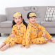 . Xuân Thu childrens tay áo ngắn trẻ em vừa đồ ngủ womens bông bộ bé trai quần áo nhà cô gái mùa hè mỏng