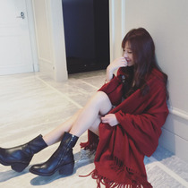  Office air-conditioned room shawl Summer all-match sunscreen scarf womens dual-use winter warm cashmere outer spring and autumn cloak