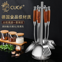 304 stainless steel spatula cooking shovel kitchen utensils cooking set full household rack kitchen spoon Colander shovel spoon