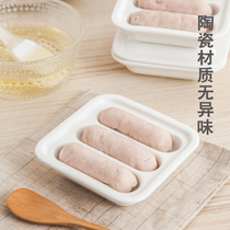 Baby baby food sausage mold Ceramic childrens hot dog ham sausage homemade abrasive small can be cooked
