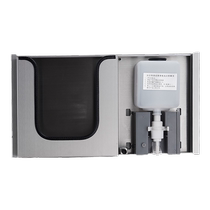 Hidden sensor soap dispenser behind the mirror mirror cabinet paper towel holder bathroom hand towel box hidden foam mobile phone washer