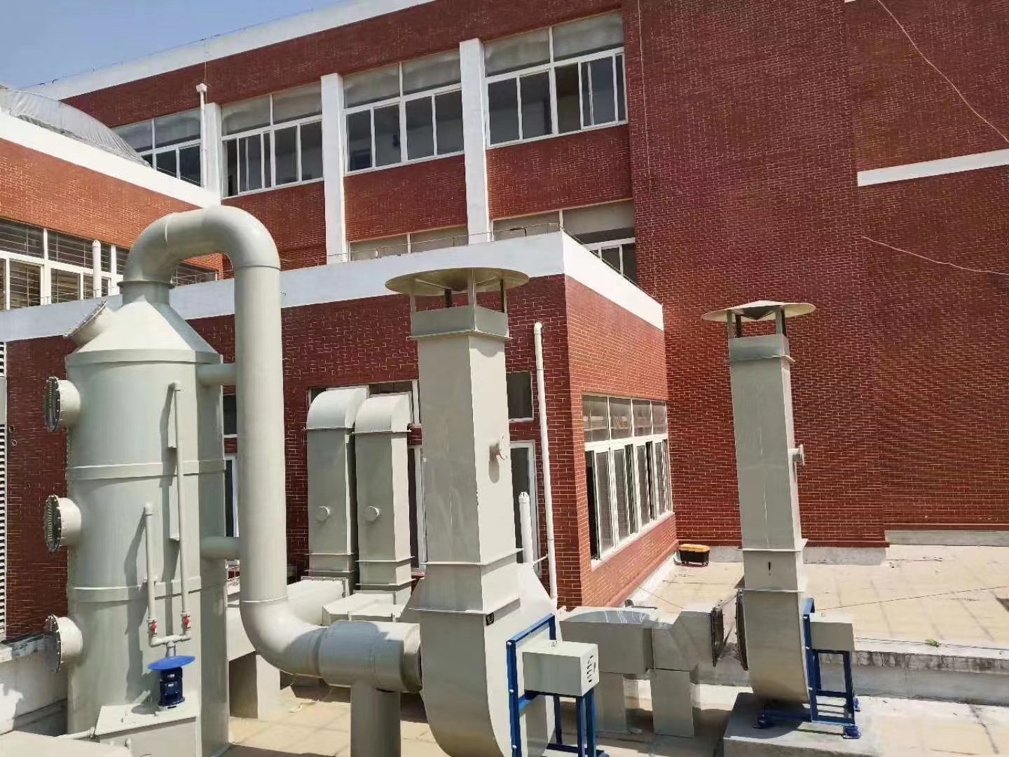 pp喷淋塔废气处理设备工业洗涤塔酸雾不锈钢水淋除尘除雾器净化塔