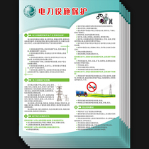 Electricity design protection and safe electricity use comic common sense to prevent electric shock leaflet DM color page printing G666