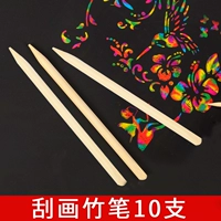 10 бамбуковых ручек для очистки картин