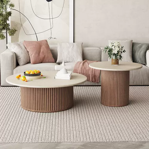 Креативный ваби-саби, аэродинамическая труба, сланец, теплые цвета, дом, гостиная, журнальный столик, комбинация, интернет, знаменитость, журнальный столик для гостиничного номера, B & B