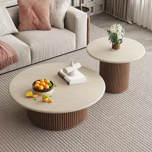 Креативный ваби-саби, аэродинамическая труба, сланец, теплые цвета, дом, гостиная, журнальный столик, комбинация, интернет, знаменитость, журнальный столик для гостиничного номера, B & B