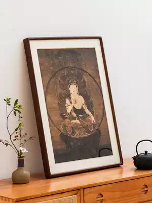 Solid wood picture frame Chinese painting framed wall hanging custom Any large size rectangular oil painting sketch cardboard Thangka photo frame