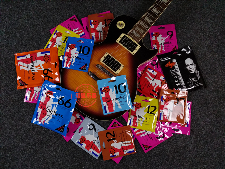 RotoSound chord UK Old brand nickel plated R9 R10 bass Electric guitar folk Guitar Strings Fever