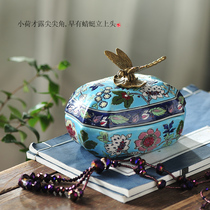 Eurostyle upscale retro first decorated box ornament box luxury ceramic ornament wedding gift wedding gift jewellery necklace containing swing piece