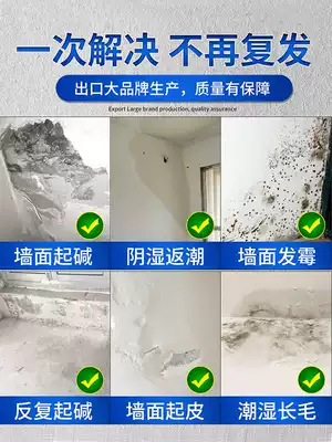 Wall anti-alkali treatment, moisture return, mildew, alkali buster, wall solid alkali remover, anti-alkali king, interior wall waterproof, anti-alkali No 1