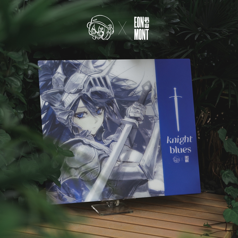 [Official Genuine] 「Silver Moon Knight」Yoshimura Eonmont Uncoated Speed Glass Mouse Pad