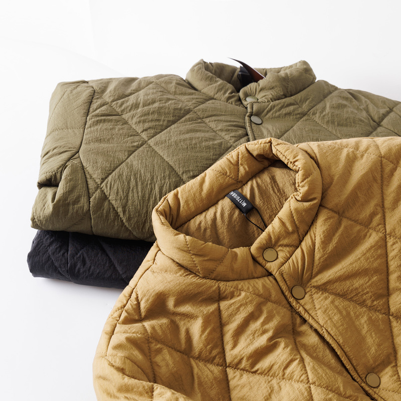 Machine Washable Mulberry Silk Wool-Filled Diamond-Patterned Cotton Coat for Autumn and Winter Layering, Couple's Three-Proof Warm Cotton Clothing