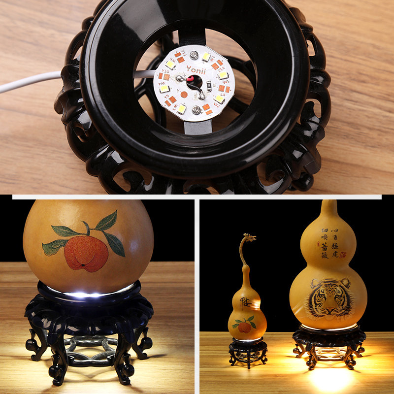 2026年如意葫芦底座支架带灯仿实木底座，选购时要注意哪些要点？