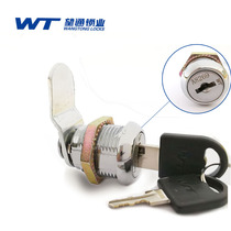 WT Wangtong lock steel office cabinet front core turn tongue lock iron cabinet kitchen door lock core change cabinet lock head with key