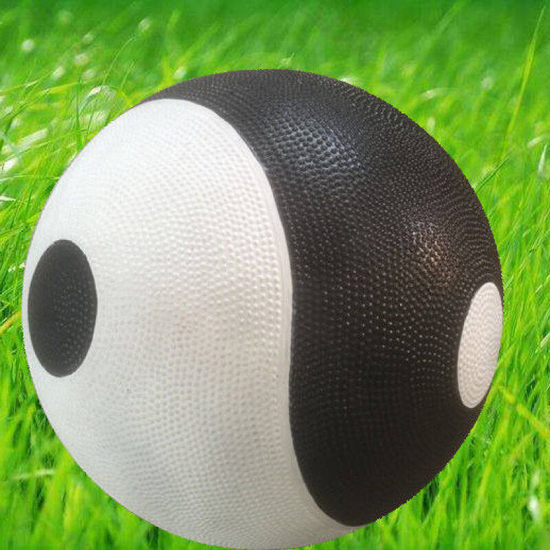 Tai Chi ball naturally rubber core material gossip Tai Chi ball in old - age health black and white 1 5 kg