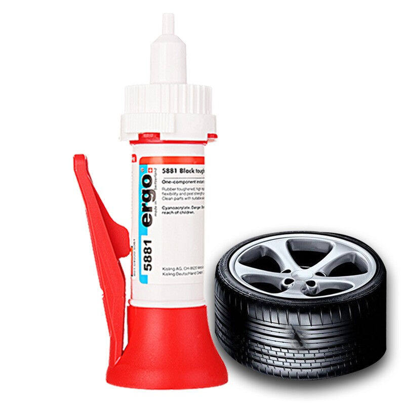 ergo 5881 Swiss imported adhesive car tire repair of side hardwound repair filled with external self - repaired glue crack