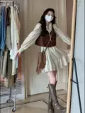 Милый летний весенний комплект, летняя юбка, платье, французский стиль, подходит для подростков, изысканный стиль