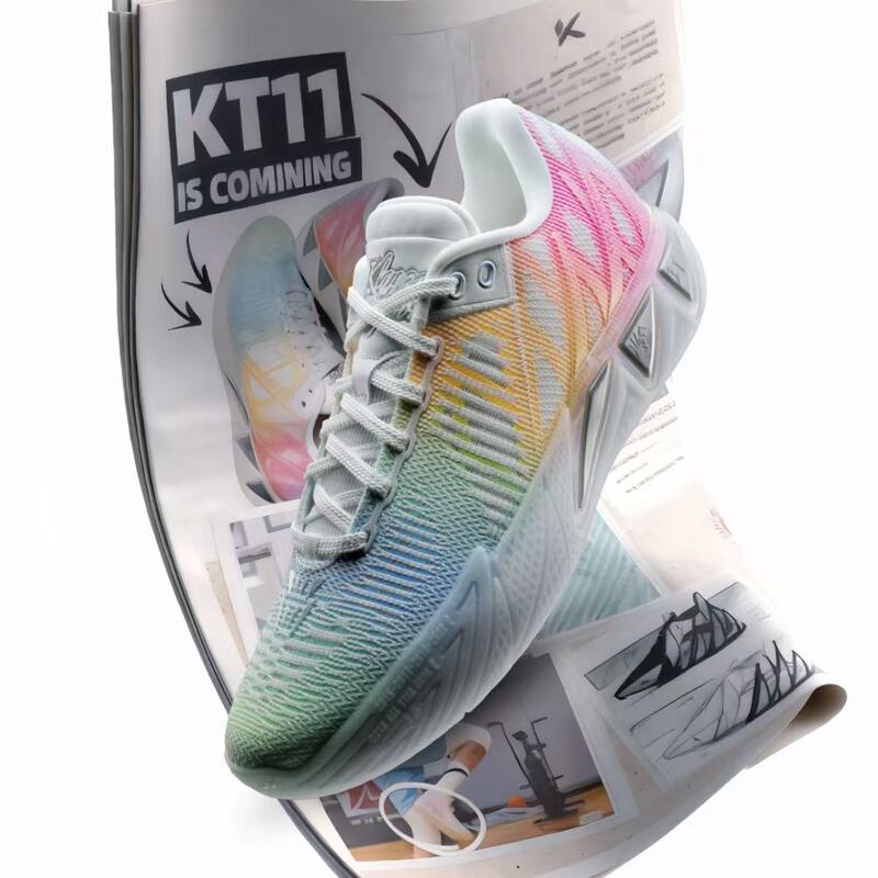 Anta Kt11 Kyrie Thompson Wear-Resistant Cushioning Low-Top Basketball Shoes 112611101