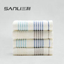 Sanli pure cotton face towel 6-pack cotton absorbent towel Adult cotton soft face towel