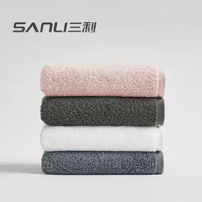 Sanli towels pure cotton household face wash absorbent and not easy to lose hair Soft adult couple men and women bath face towels 3