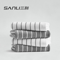 Sanli life series face towel Household face towel Face towel Hair soft absorbent cotton large towel cotton