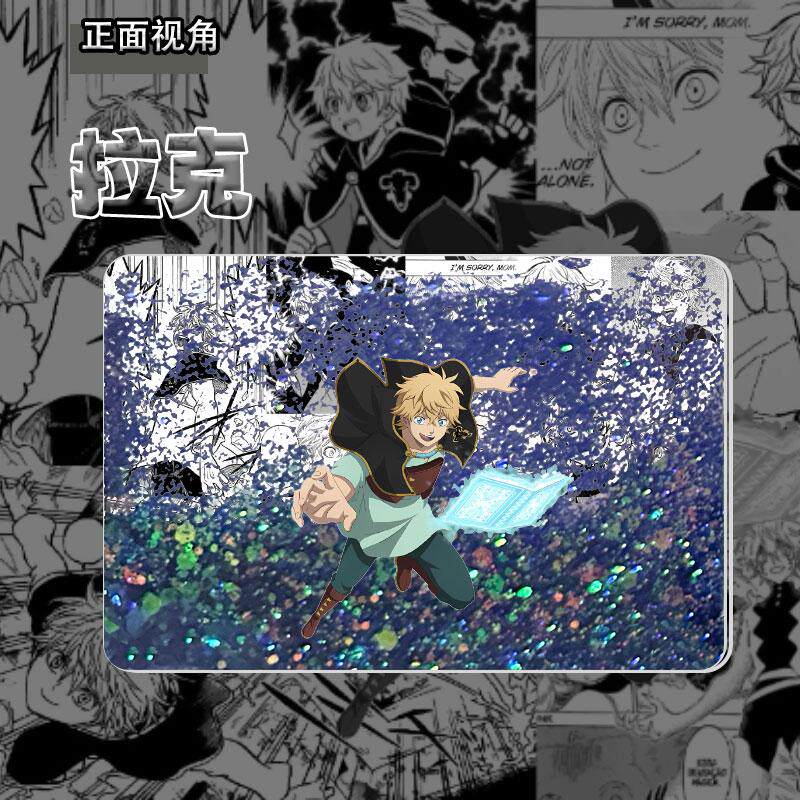 黑色四叶草周边拉克流麻桌面摆件,为生活添点趣味_动漫徽章_淘宝游戏网