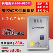 Intelligent control gas heating furnace Natural gas liquefied gas Home bath workshop School breeding floor heating heating boiler