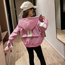 Girl Jacket Autumn Clothing 2022 New CUHK Scout Autumn Winter Trendy Jacket Windsuit Children Thickened Foreign Air Baseball Uniform