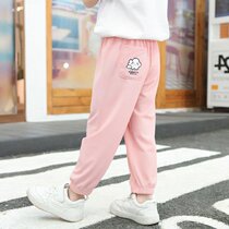 Childrens anti-mosquito light cage pants male and female children casual wear thin spring and autumn long pants baby sports net red fried street shake pants tide