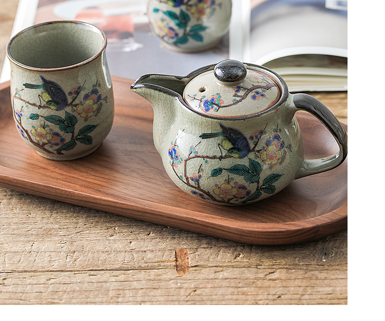 Japan imported from nine valley to burn the teapot teacup tea set with 330 ml ceramics gift box