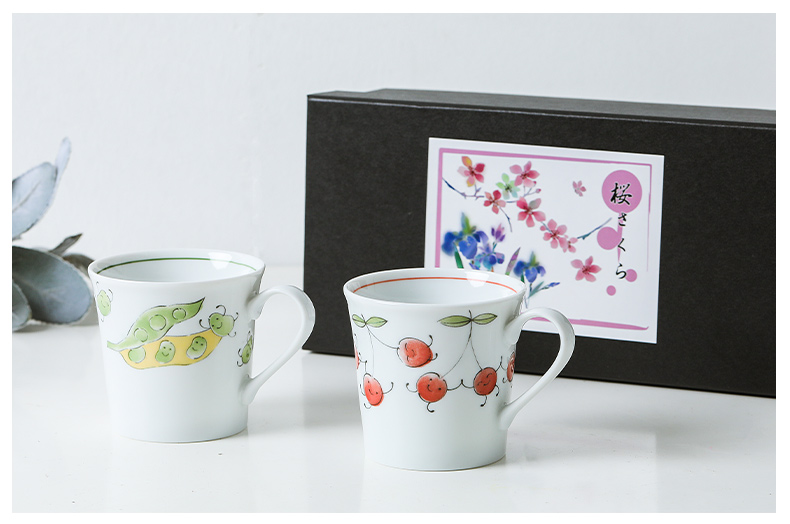 Fawn field'm ceramic keller imported from Japan Japanese couples to cup gift cup Chinese valentine 's day gifts mugs