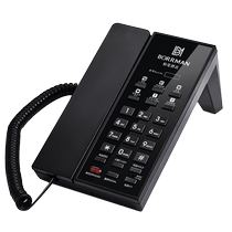 Business simple and fashionable vertical hotel telephone for guest rooms and hotels with one-touch dialing and customizable logo landline B698