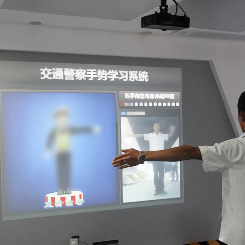 VR command system simulation driving traffic equipment interactive equipment somatosensory simulation traffic gesture command software