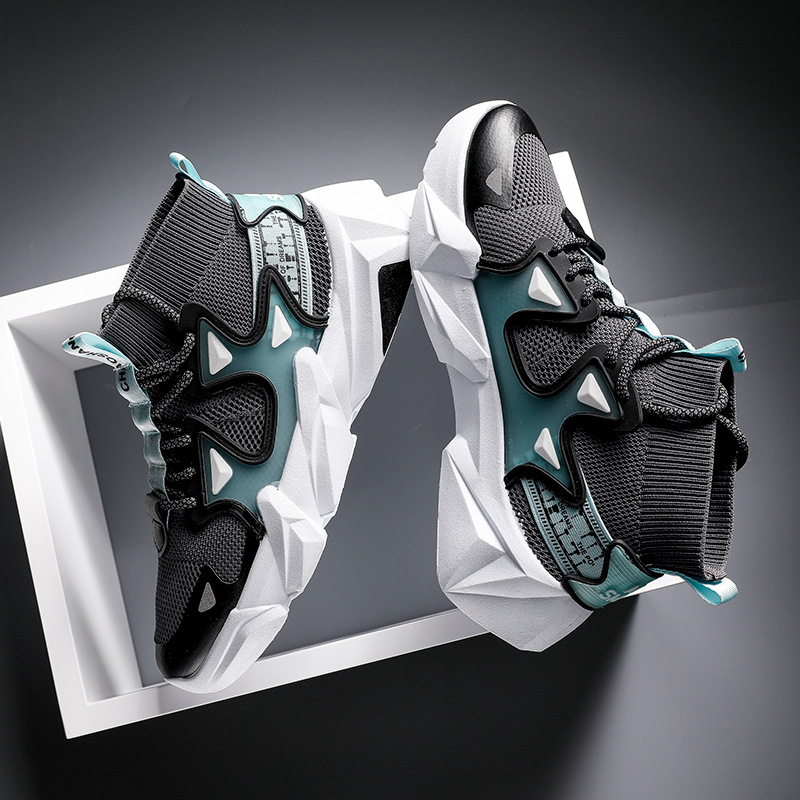 C01 Grey2021 new pattern Dad Gao Bang Socks skate shoes man Functional wind Black shoes trend Air force one aj summer Fashion shoes