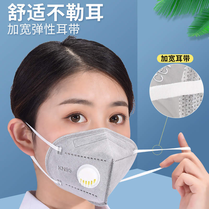 口罩现货防尘重度男女防工业粉尘防尘肺透气易呼吸kn95喷漆水泥厂