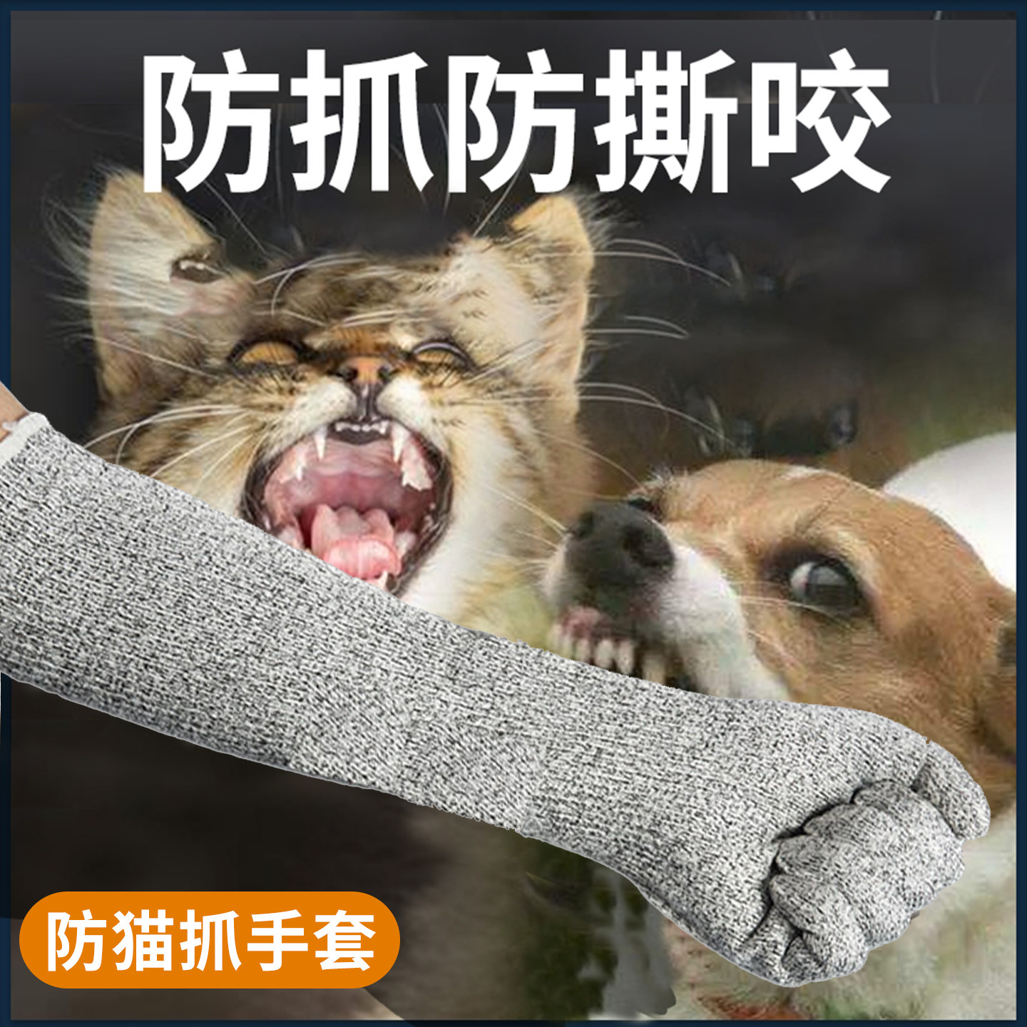 防猫抓手套防咬抓猫猫咪撸猫训猫神器宠物咬人养猫摸猫猫剪指甲