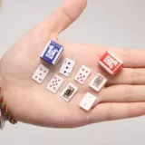 Маленькие игральные карты, переносная настольная игра, карта, обучение, креативный подарок