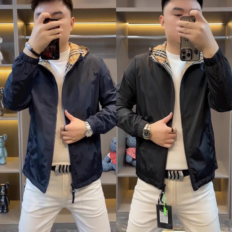 2025 Autumn New Men's Versatile Business European Fashion Classic Simple Personalized Hooded Executive Jacket Coat