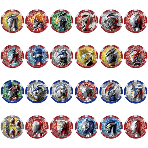 Японская версия Bandai Ginuine Zeta Ultraman Ex01 02 03 04 Медаль легендарного набора нового поколения Geide Geide