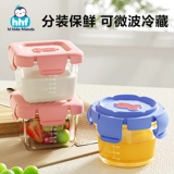 Стеклянная тара, коробка с крышкой, крышка, маленькая портативная детская стеклянная чаша