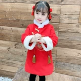 Демисезонное детское ципао, зимняя куртка, ханьфу, осенний сезон, детская одежда, увеличенная толщина