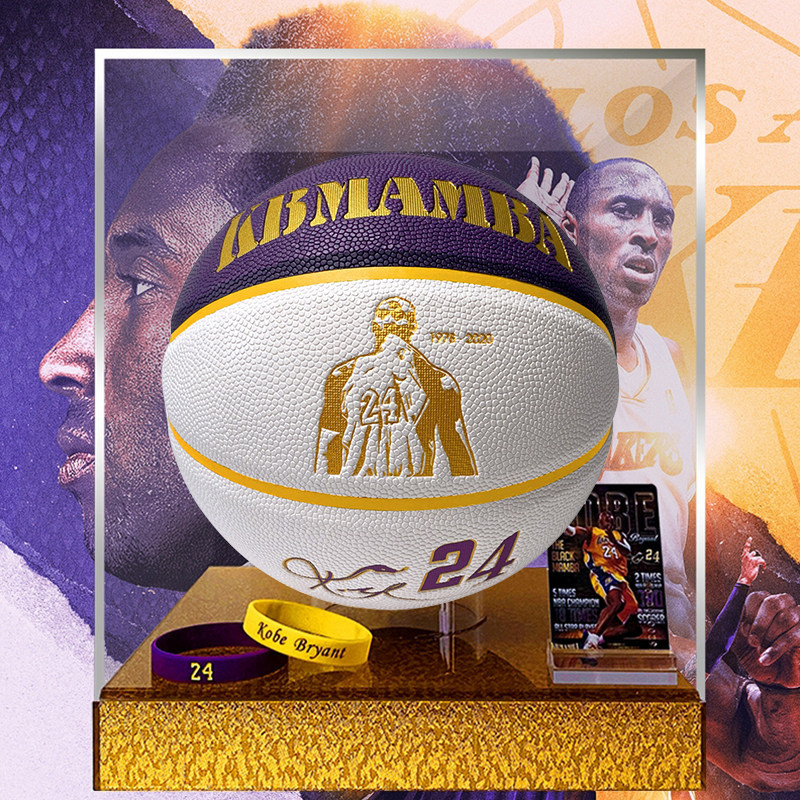 Authentic Kobe Signature Basketball from the Usa, Lakers Purple Gold Black Mamba Basketball, Birthday Gift for Boys, Size 7, Outdoor Use Authentic Kobe Signature Basketball from the Usa, Lakers Purple Gold Black Mamba Basketball, Birthday Gift for Boys, Size 7, Outdoor Use