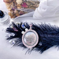 Thai Buddha Amulet Teacher Tong Deep Sea Black Butterfly Shell Special Handicraft Amulet