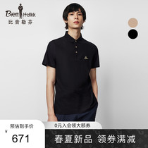 Bien Löfven 2022 summer new lapel short sleeve polo shirt mens business casual high quality T-shirt