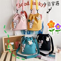Package bag 2021 new fashion foreign air burst personality sails buns buns Han wind class students inclined satchel shoulder bag