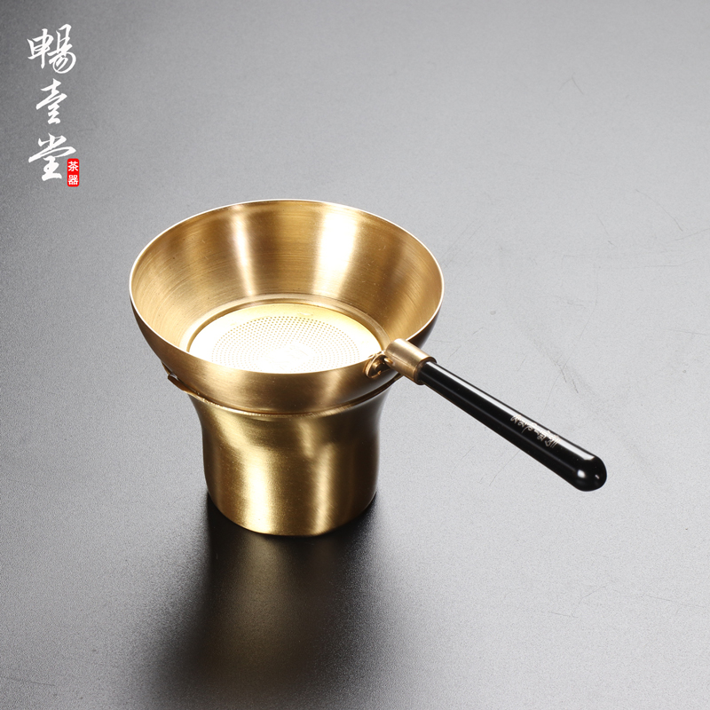 Copper tea filter Gongfu tea Tea Leak Filter Tea Machine Tea Septer Tea Duct Accessories Tea tea filter Strainer Leakage Mesh suit