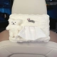 Белая коробка бумажного полотенец с медведей Doudou (отправьте бумажные полотенца)