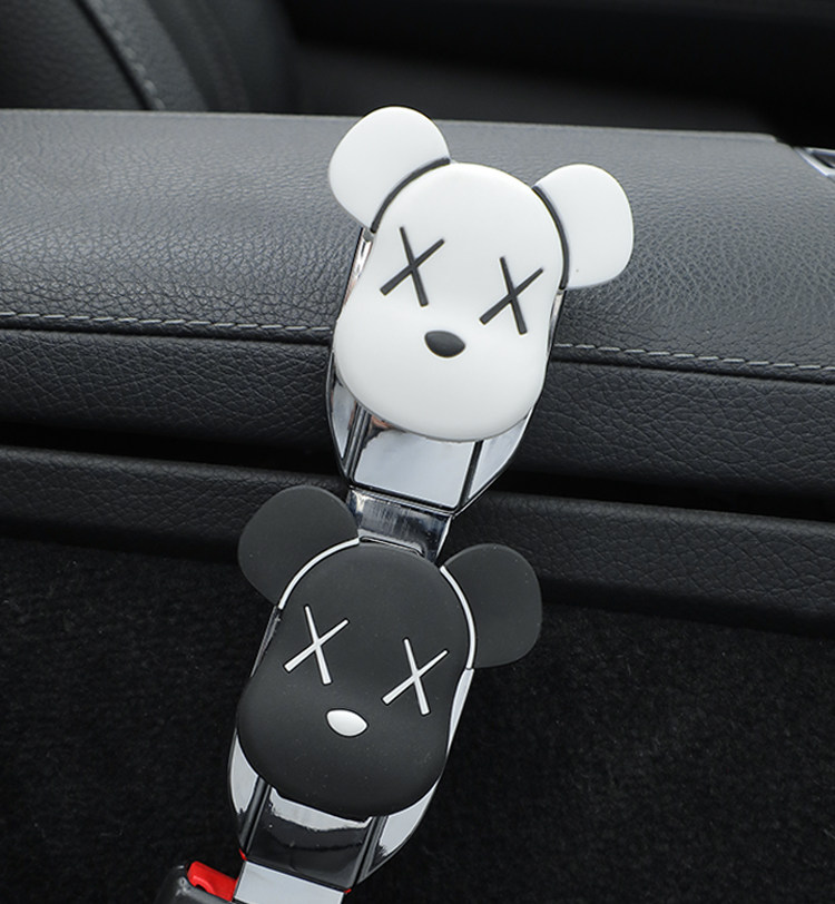 Car Safety Seat Belt Buckle Extension Connector Alloy Adjustable Fixed Anti-Neck-Strangling Safety Rope Buckle