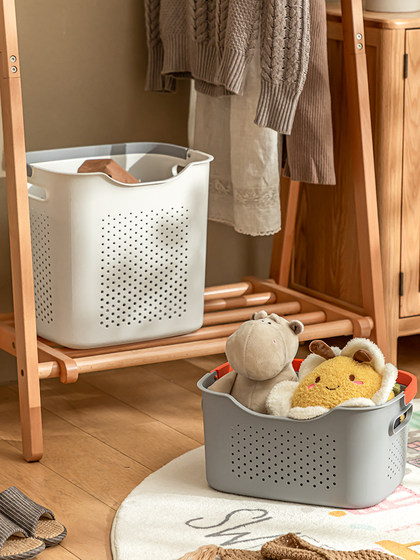 Dirty Laundry Basket, Dirty Clothes Hamper, Household Bathroom Laundry Basket for Dirty Clothes, Bathroom Storage Basket for Clothes