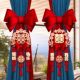Curtain straps wedding wedding 2026 new room high-end fixed buckle pair set decoration decoration supplies